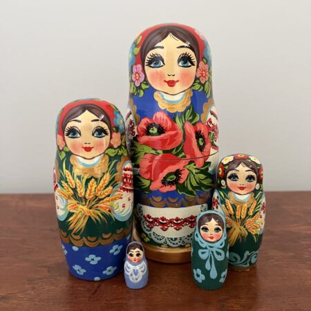 Aurora Collection Nesting Doll 6″, 5 pc., A47