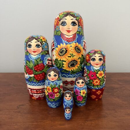 Aurora Collection Nesting Doll 7.5″, 7 pc., A30