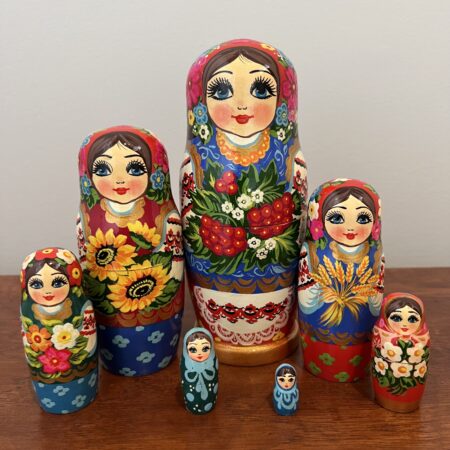Aurora Collection Nesting Doll 7.5″, 7 pc., A48