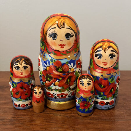 Benko Collection Nesting Doll 5", 5 pc., A10