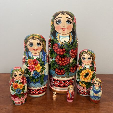 Mura Collection Nesting Doll 10″, 7 pc., A19