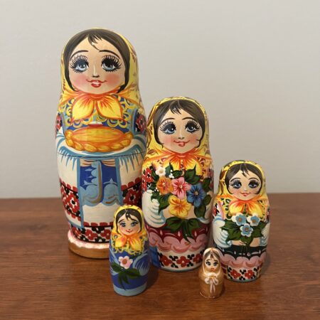 Mura Collection Nesting Doll 6″, 5 pc., A14