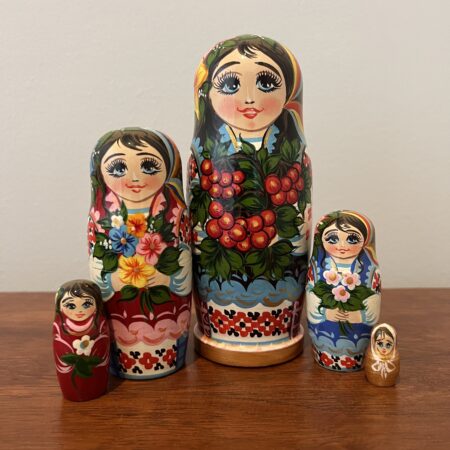 Mura Collection Nesting Doll 6″, 5 pc., A16
