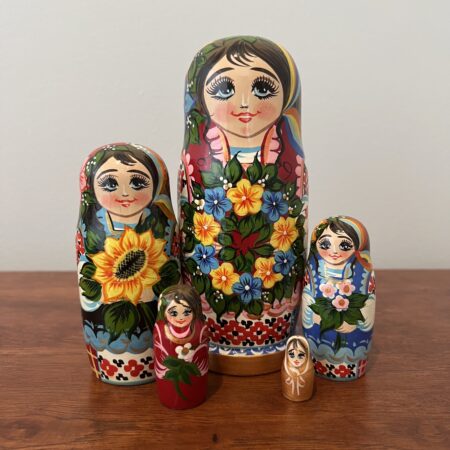 Mura Collection Nesting Doll 6″, 5 pc., A49