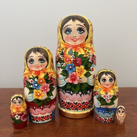 Mura Collection Nesting Doll 6″, 5 pc., A56