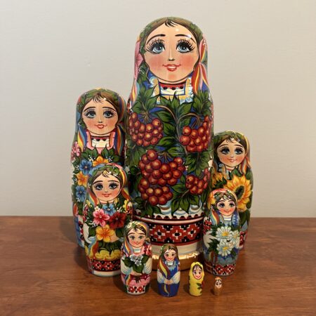 Mura Collection Nesting Doll 12″, 9 pc., A84