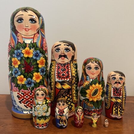 Mura Collection Nesting Doll 12″, 9 pc., A85