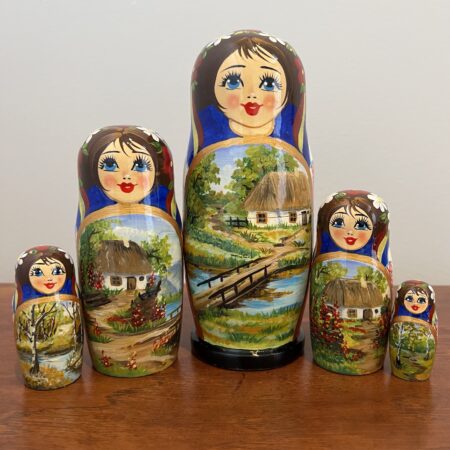 Chernigov Collection Nesting Doll 7.5″, 5 pc., A87