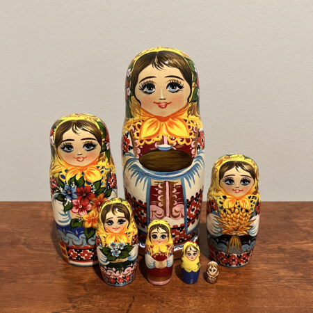 Mura Collection Nesting Doll 7.5", 7 pc., A129