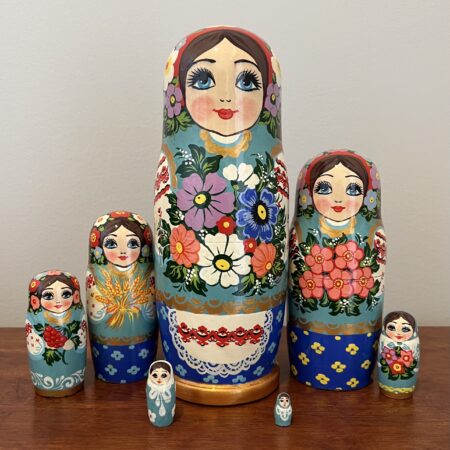 Aurora Collection Nesting Doll 10″, 7 pc., A115