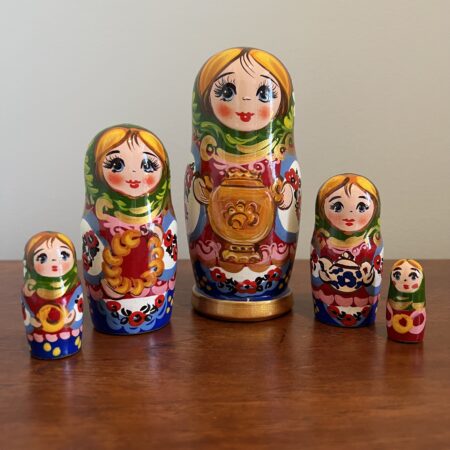 Benko Nesting Doll 6", 5 pc., A164