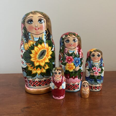 Mura Nesting Doll 6", 5 pc., A181
