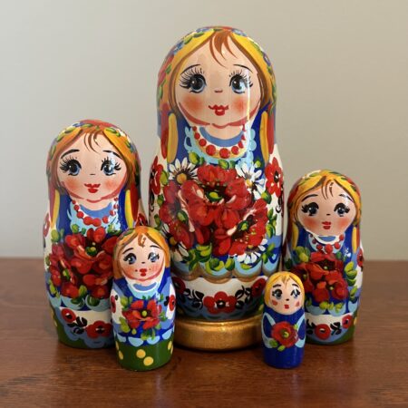 Benko Collection Nesting Doll 6″, 5 pc., A196